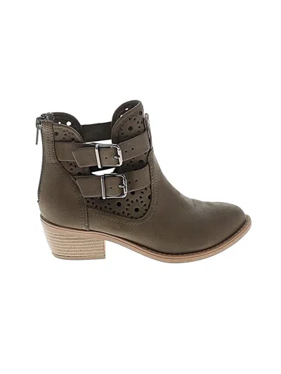 Pre-owned Soda Ankle Boots In Brown