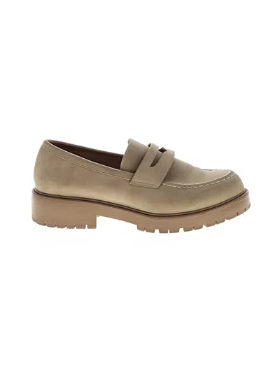 Pre-owned Soda Flats In Tan