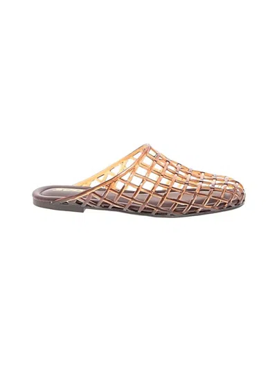 Pre-owned Soda Mule/clog In Orange
