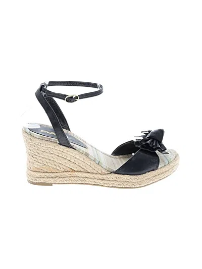 Pre-owned Soda Wedges In Black