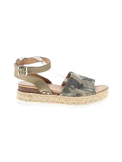 Pre-owned Soda Wedges In Green