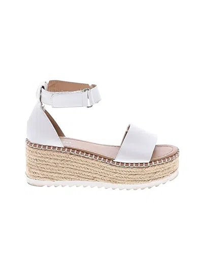 Pre-owned Soda Wedges In White