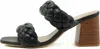 Soda Women's Braided Heels In Black In Black