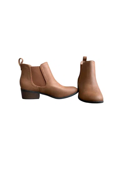 Soda Women's Rita Bootie In Cognac In Brown