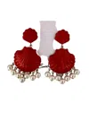 Sodini-bijoux Earrings Woman Sodini Bijoux 550196z Metal In Red
