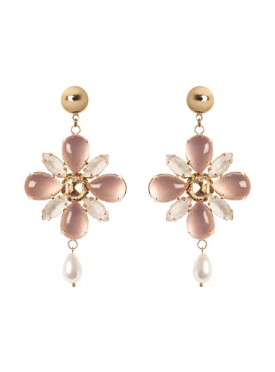 Sodini-bijoux Earrings Woman Sodini Bijoux 861611x Metal In Pink