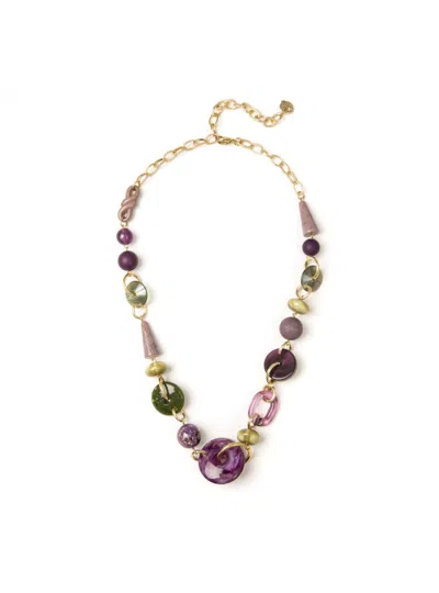 Sodini-bijoux Women's Necklace Sodini Bijoux 330888v In Purple