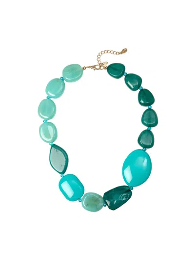 Sodini-bijoux Women's Necklace Sodini Bijoux 551289g Resin In Blue