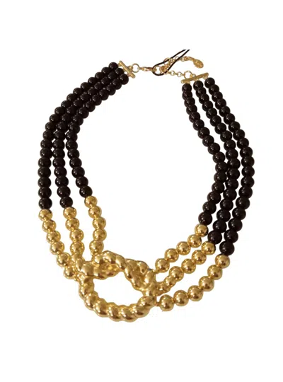 Sodini-bijoux Women's Necklace Sodini Bijoux 912130p Resin In Black