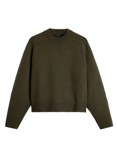 Soeur 100% Merino Wool Sweater In Kaki
