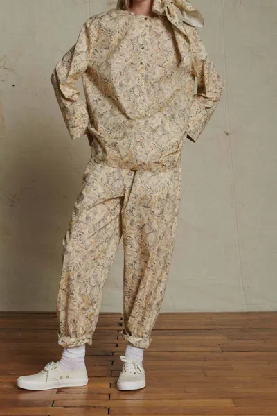 Soeur Alaska Top In Beige-gris In Multi