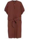 Soeur Alger Midi Dress In Brown