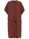 Soeur Alger Midi Dress In Brown