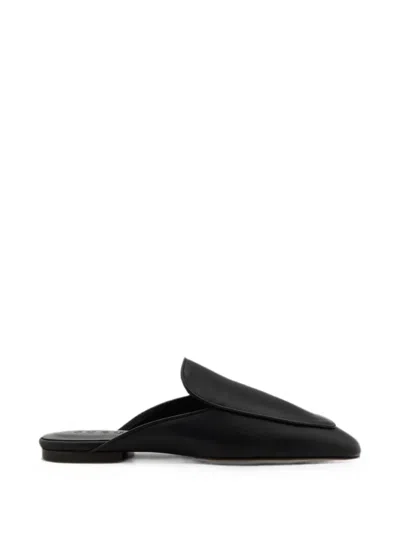 Soeur Antonine Leather Mules In Black