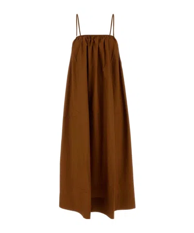 Soeur Arielle Spaghetti Strap Dress In Brown