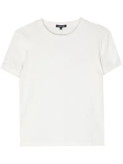 Soeur Aristide Embroidered-logo T-shirt In White