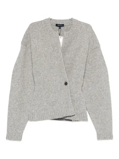 Soeur Asymmetric Cardigan In Gray