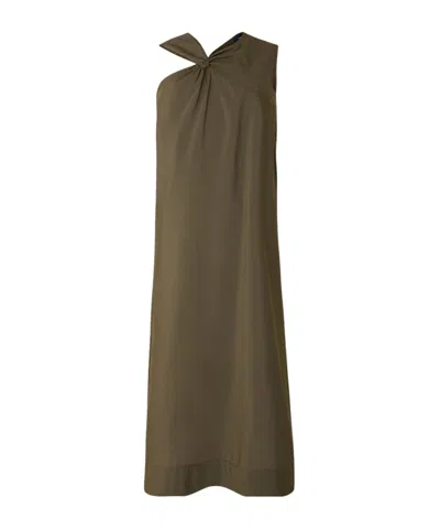 Soeur Asymmetric Design Dress In Green