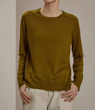 Soeur Australie Knit Crew Sweater In Bronze In Multi