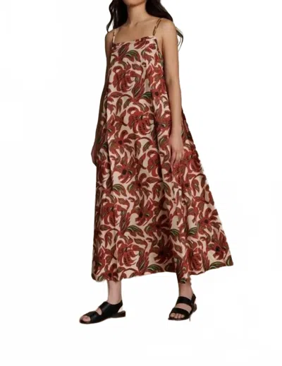 Soeur Avignon Dress In Terracotta In Brown