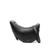 Soeur Zipper Shoulder Bag In Black