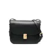 Soeur Mini Bellissima Leather Shoulder Bag In Black