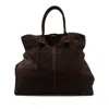 Soeur Blaine Suede Tote Bag In Brown