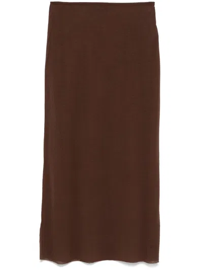 Soeur Bahia Midi Skirt In Brown