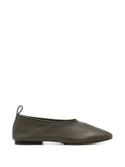 Soeur Pull-tab Leather Ballet Flats In Multi