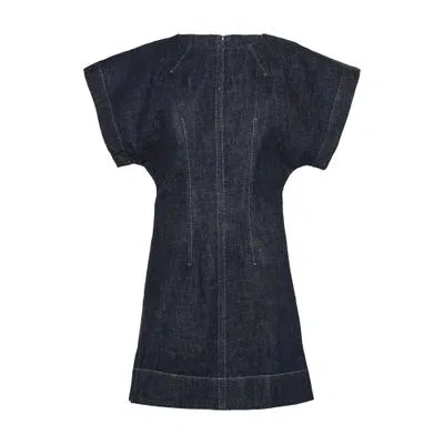 Soeur Bambino Denim Dress In Blue
