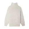 Soeur Long Sleeve Sweater In Gris,ecru