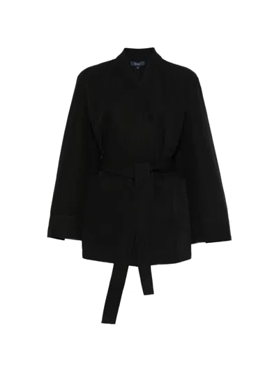 Soeur Belt Jacket In Black
