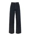 Soeur Belt Loop Jeans In Black