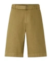 Soeur Belt Loop Shorts In Green