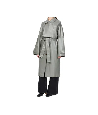 Soeur Belted Long-sleeved Trench Coat