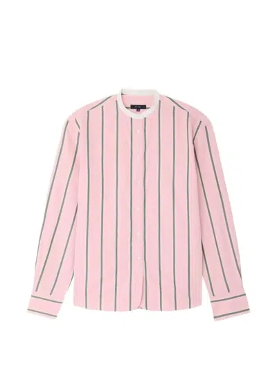 Soeur Bermudes Striped Shirt In Pink