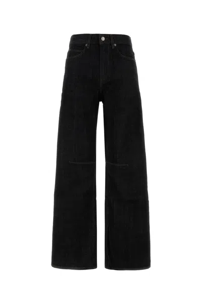 Soeur Black Denim Wide-leg Jeans