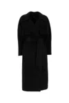Soeur Black Wool Blend Stanislas Coat In Black