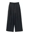 Soeur Wide-leg High Waist Trousers With Pleat Detailing