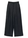 Soeur Wide-leg High Waist Trousers With Pleat Detailing