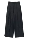 Soeur Wide-leg High Waist Trousers With Pleat Detailing