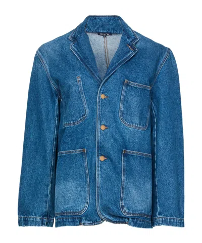 Soeur Charlize Denim Jacket In Blue