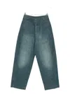 Soeur Button-fly Straight Jeans In Blue