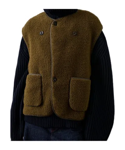 Soeur Button Vest In Multi