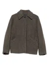 Soeur Buttoned Jacket In Gray