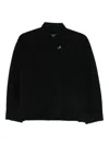 Soeur Buttoned Wool-blend Coat In Black