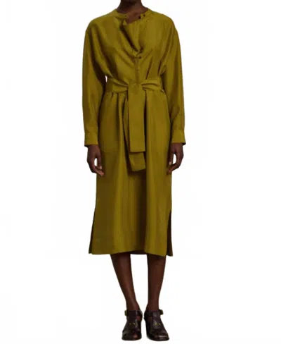 Soeur Cabourg Midi Dress In Absinthe In Green