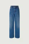 Soeur Womens Calvin Straight-leg Denim Jeans Denim Bleu Delave In Ble01 Bleu
