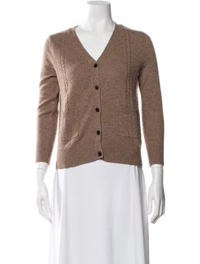 Pre-owned Soeur Cashmere V-neck Sweater In Brown