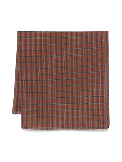 Soeur Check-pattern Scarf In Brown
